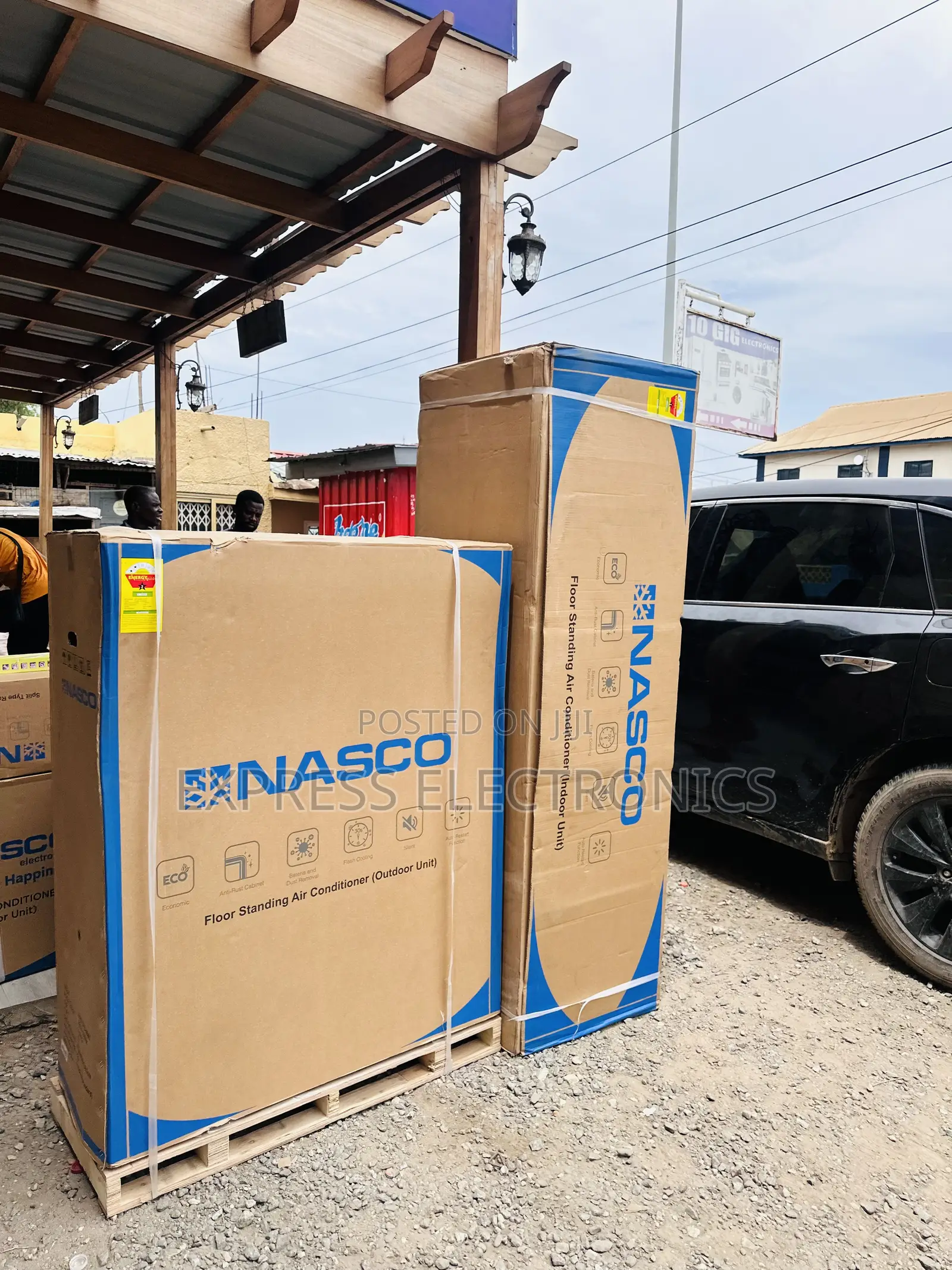 White Best Nasco Air Conditioner Floor Standing 5hp AC.