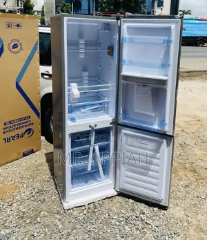 Unique Design Pearl Double Door Electricfridge Pf-334bwd-2b