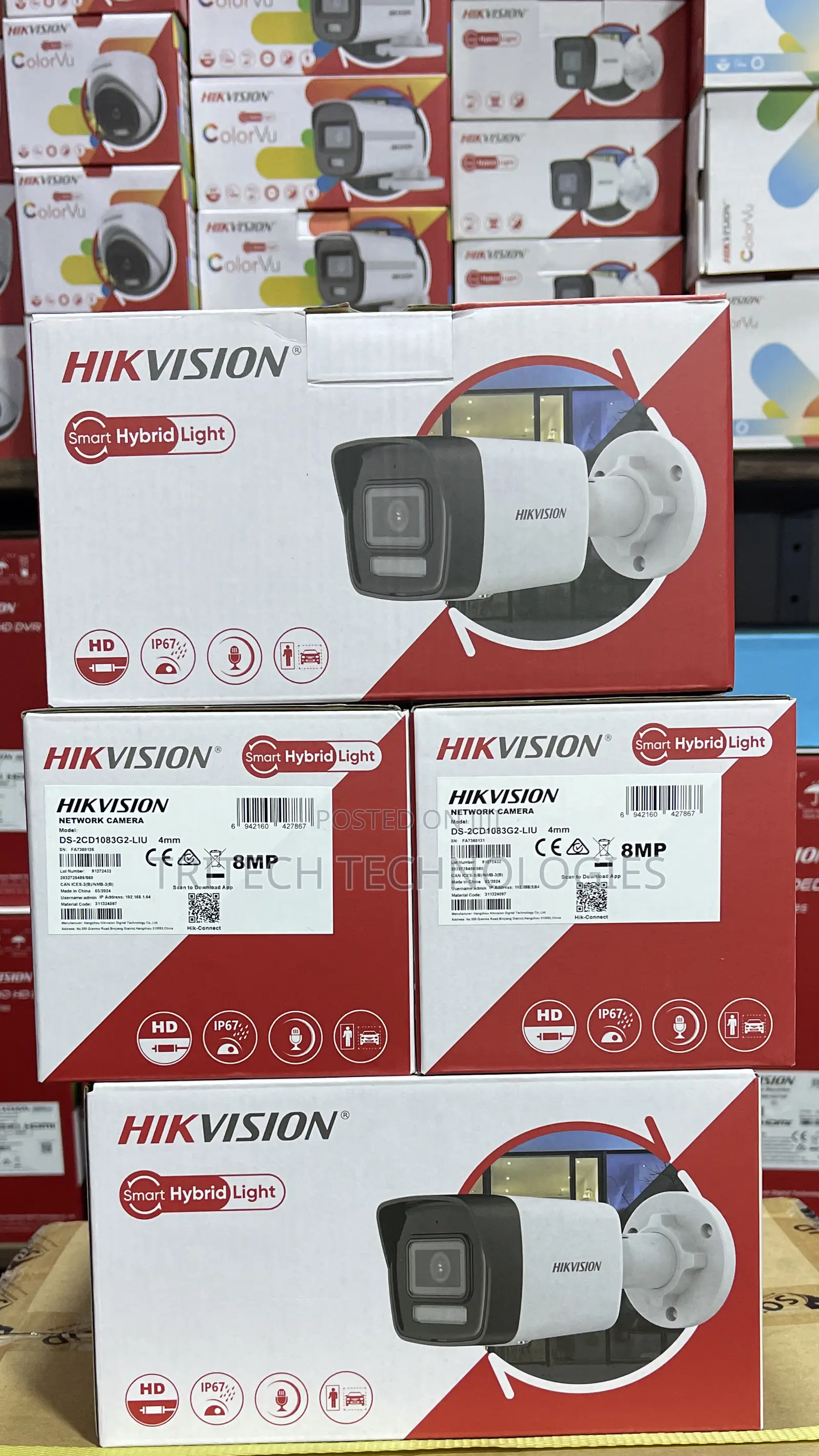 Hikvision Ds-2cd1083g2-Liu 8mp Smart Hybrid (Color Vu)Camera