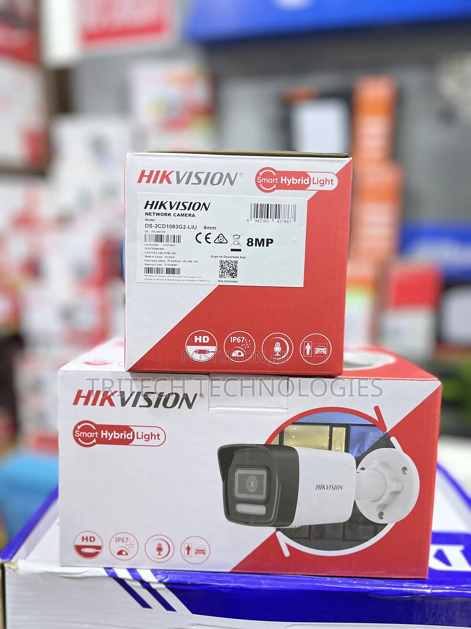 Hikvision Ds-2cd1083g2-Liu 8mp Smart Hybrid (Color Vu)Camera