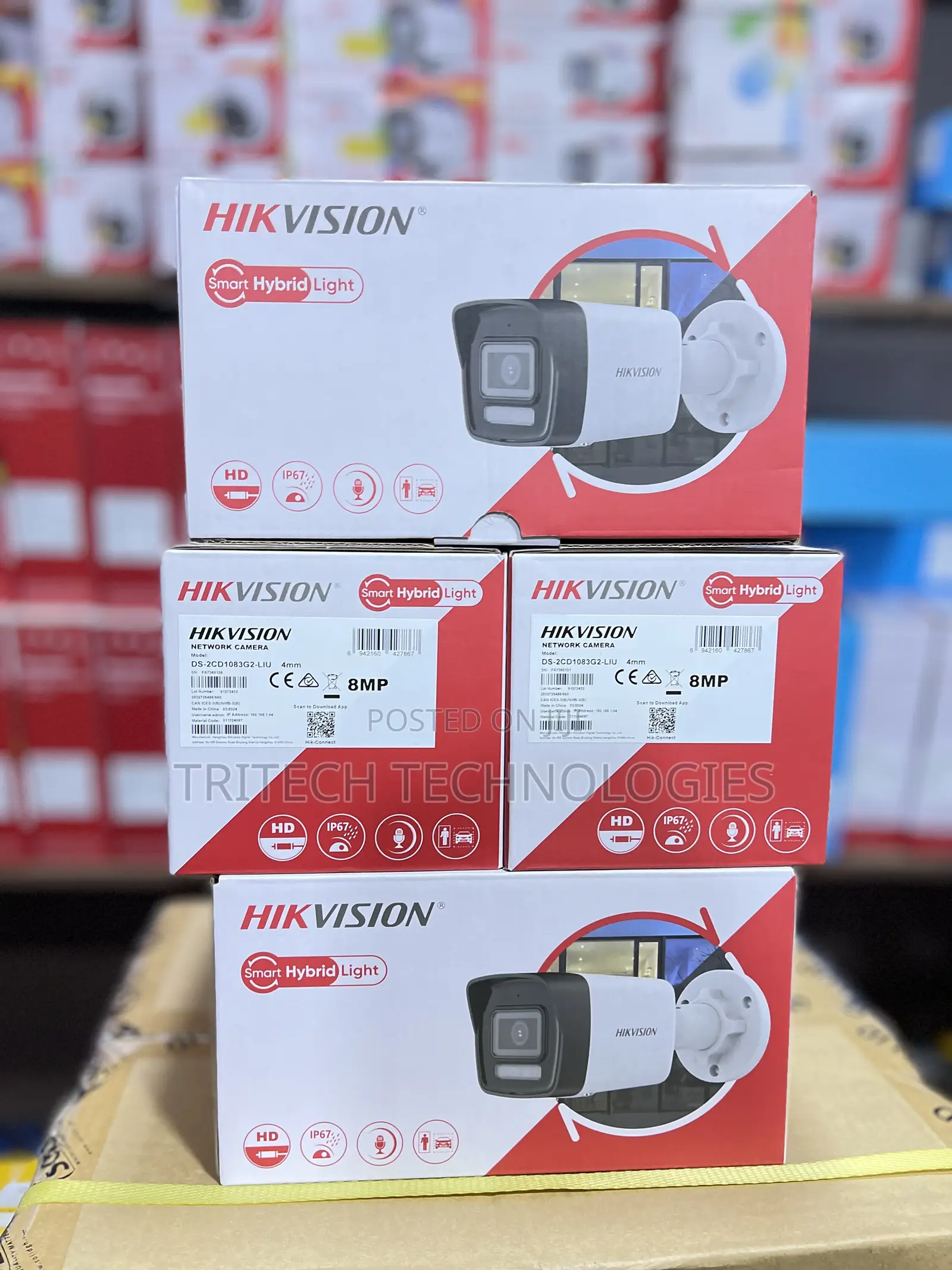 Hikvision Ds-2cd1083g2-Liu 8mp Smart Hybrid (Color Vu)Camera