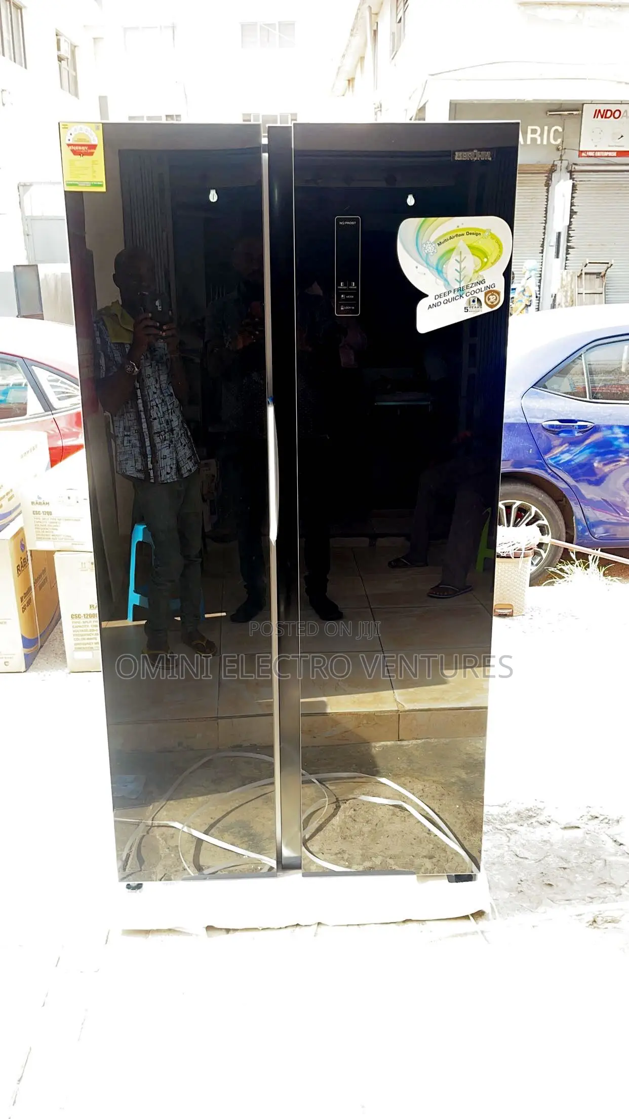 Brand New Bruhm Side by Side Refrigerator