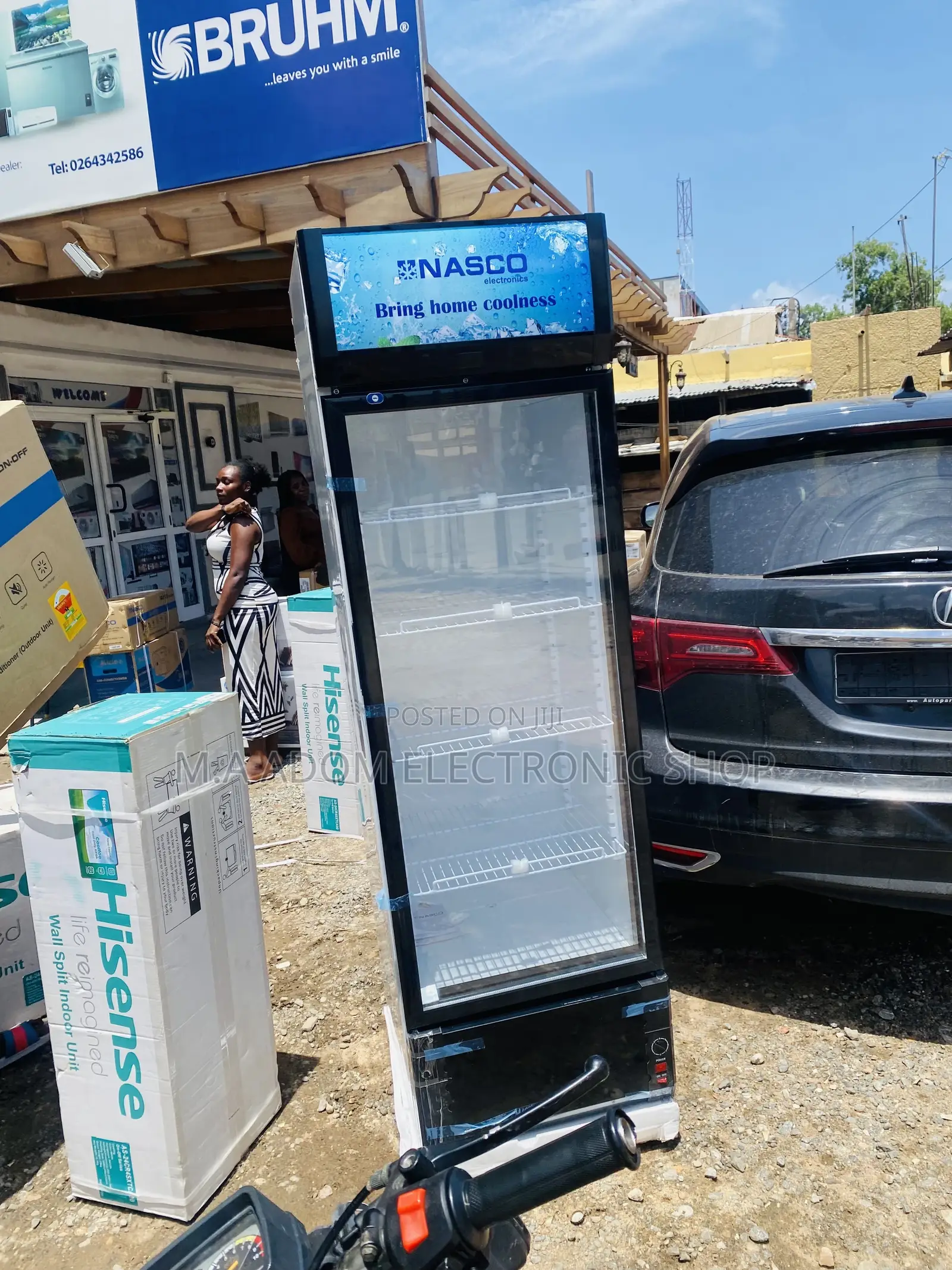 Affordable Nasco 1door Electric Beverage Cooler Nasfl360-1dr