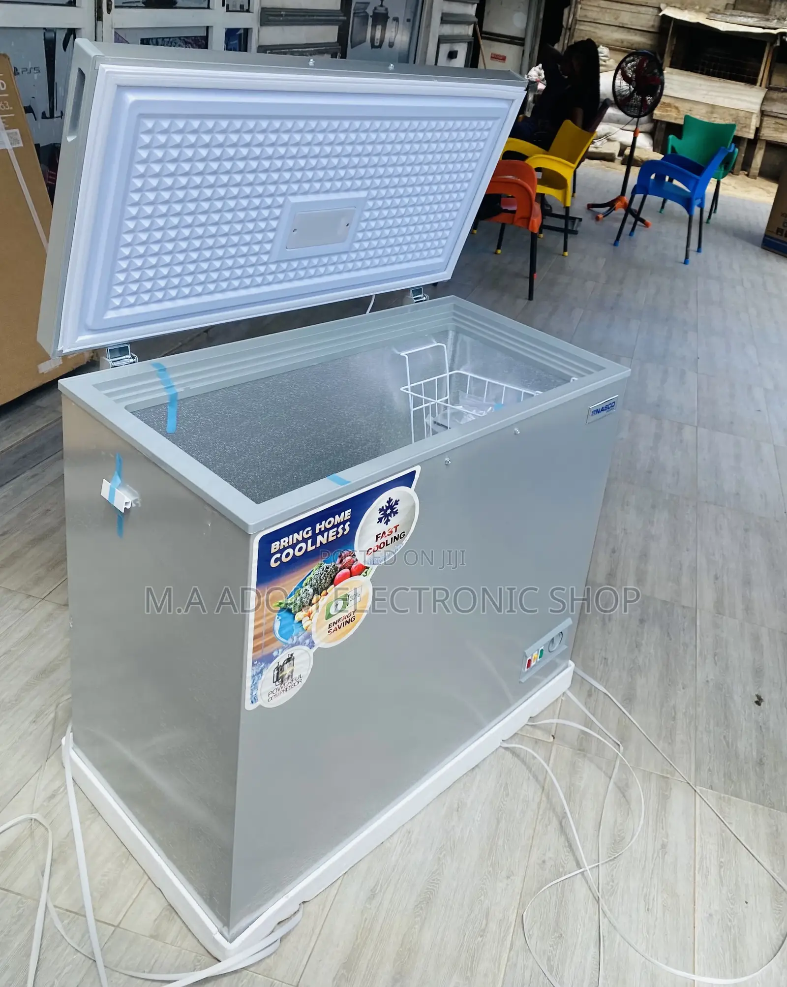 Quality(Nas 250)Nasco Single Door Electric Chest Freezer.