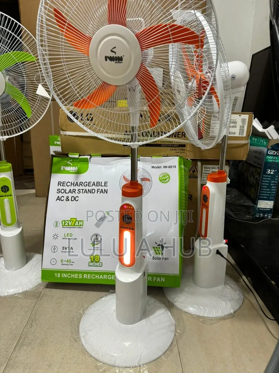 Rechargeable Fan 18 and 16inchs