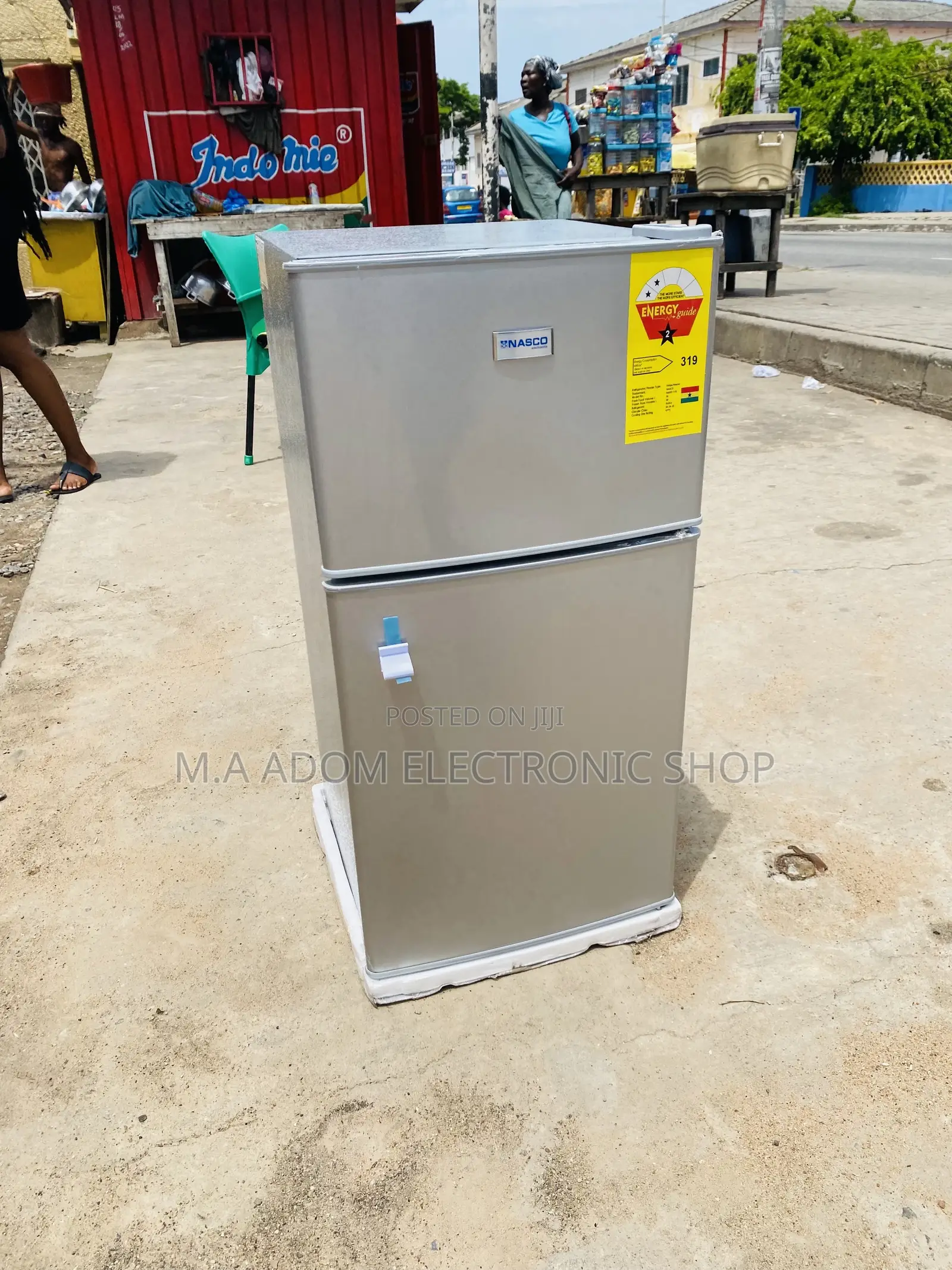 Reliable Nasco Nas F2-11 Double Door Refrigerator(Gray).