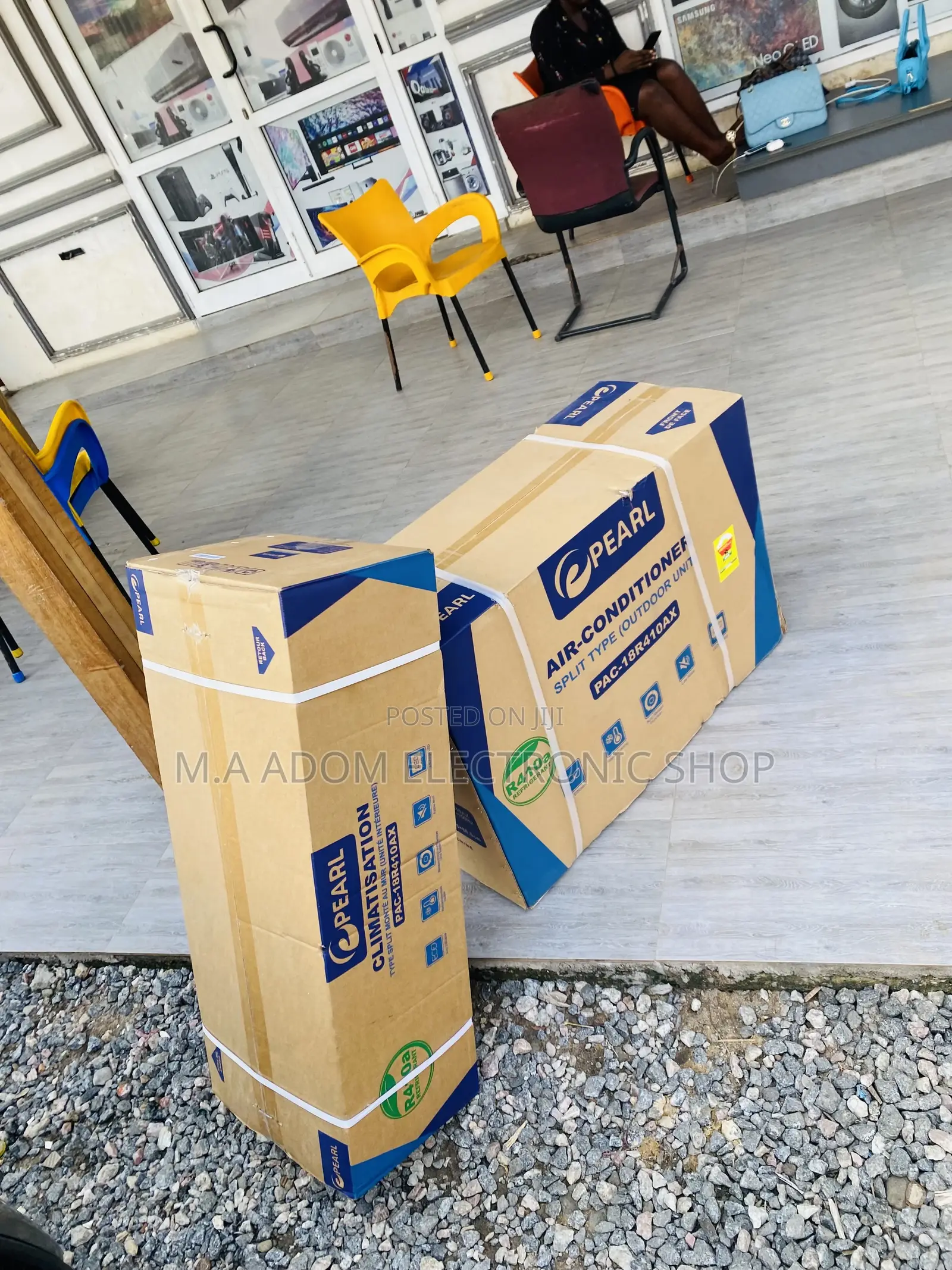 Fresh in Box Pearl 1.5hp R410 Split Type Ac(White).