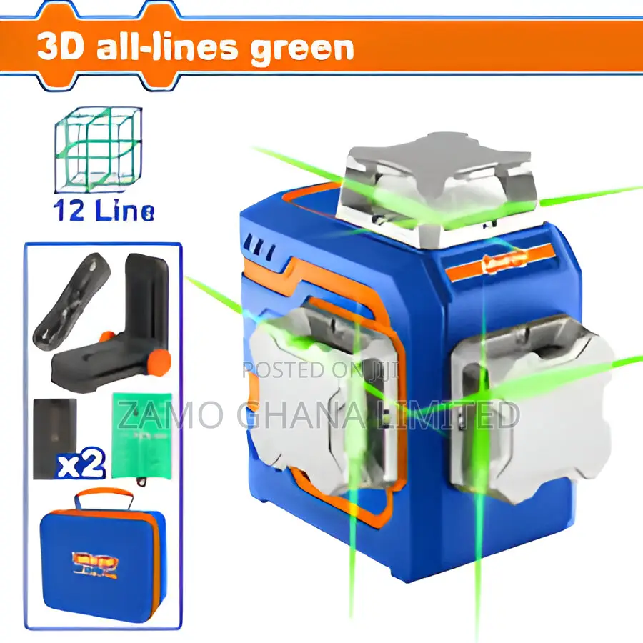 3d Green Beam Self-Leveling Laser Level - Wle2m12