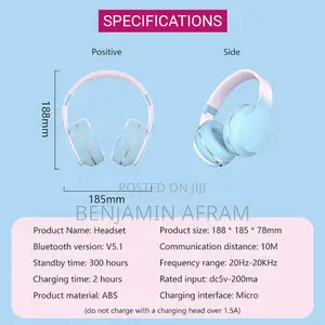 Rechargeable Wireless Headset HZ-BT611