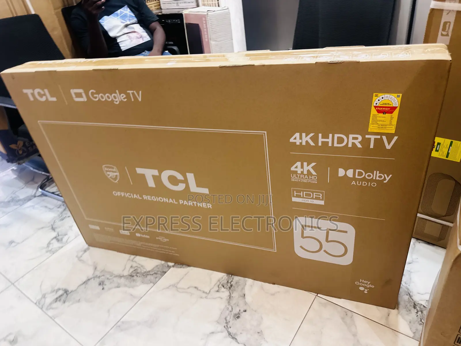 Get Your Own TCL 55” Uhd Smart Android Tv 55p635