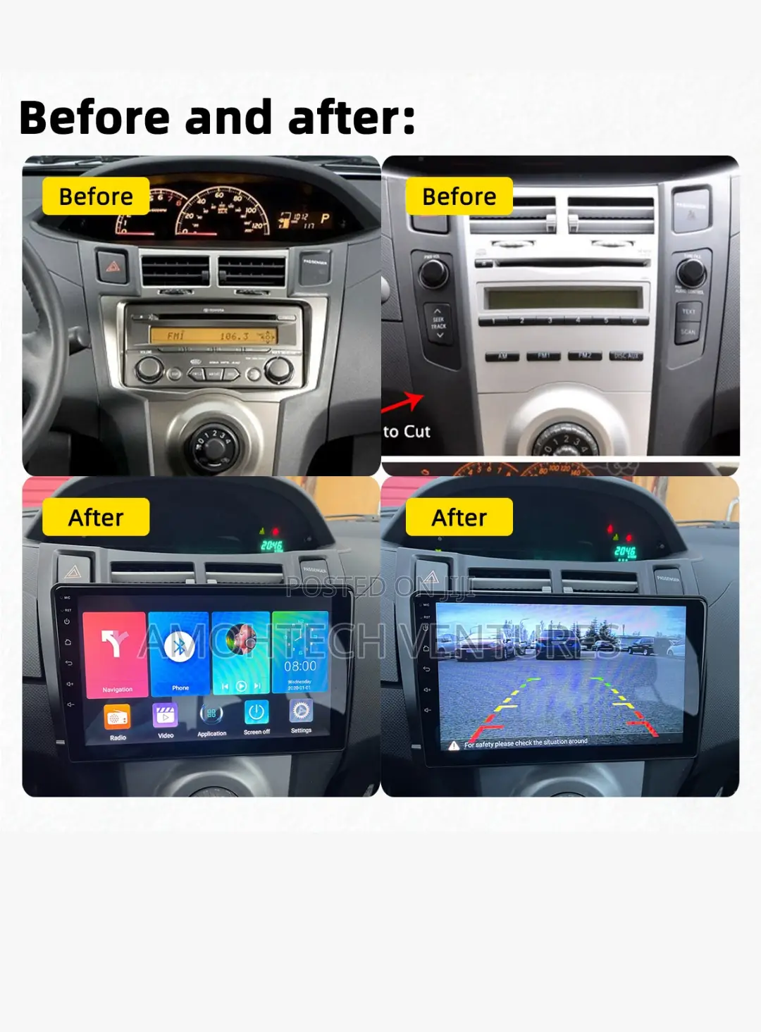 Toyota Yaris/Vitz Android Player