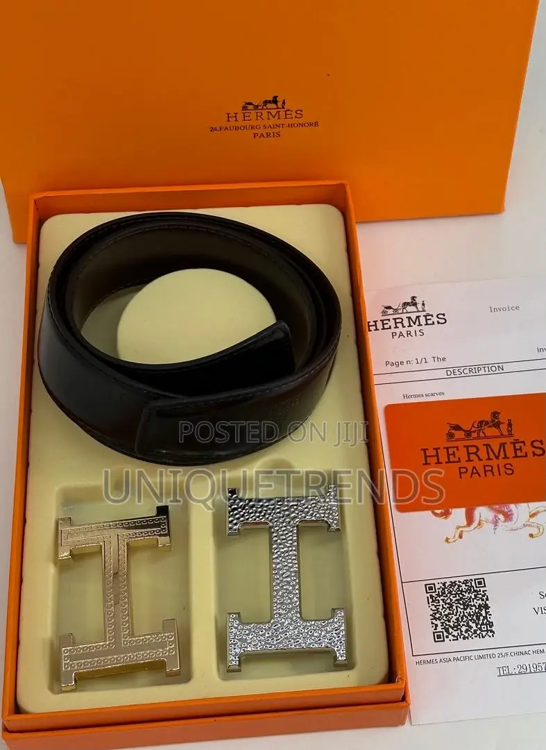 Double Buckle Leather Belts