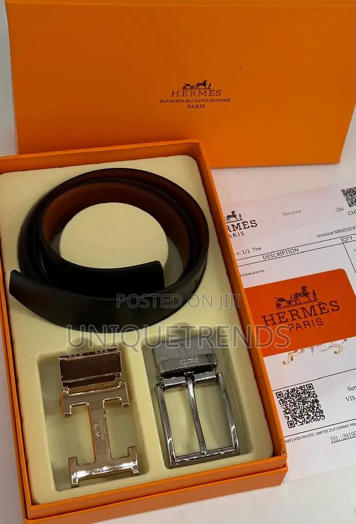 Double Buckle Leather Belts
