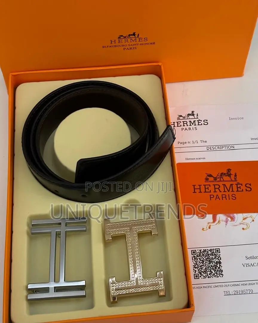 Double Buckle Leather Belts