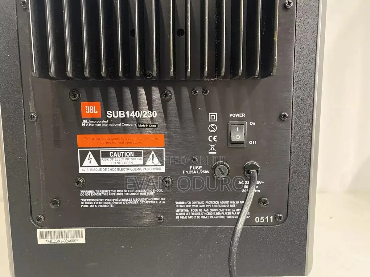 Powerful JBL Active Woofer With 4 Surround Speakers Deep Bas
