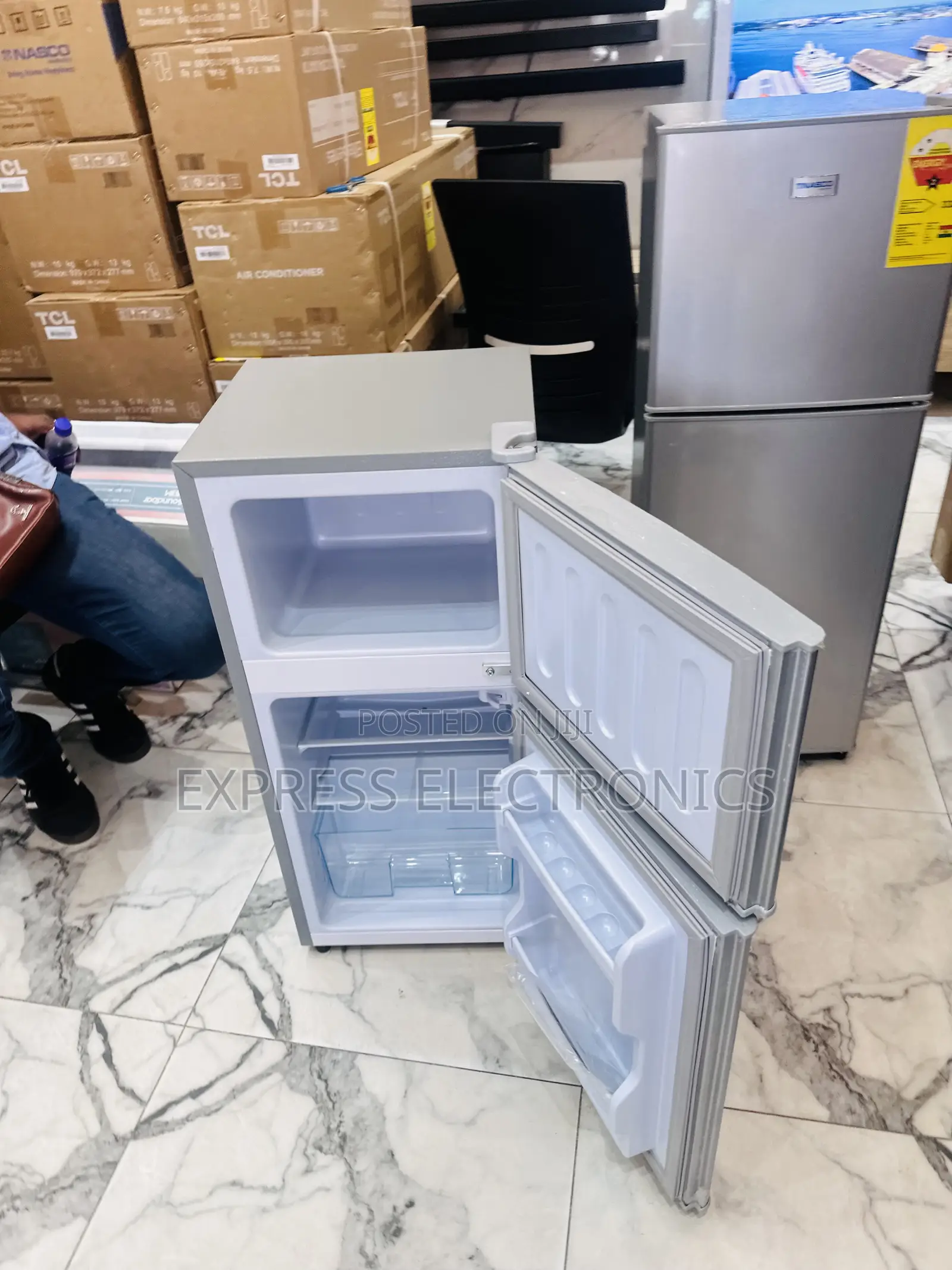 Available Now Nas F2-11—Nasco Double Door Fridge
