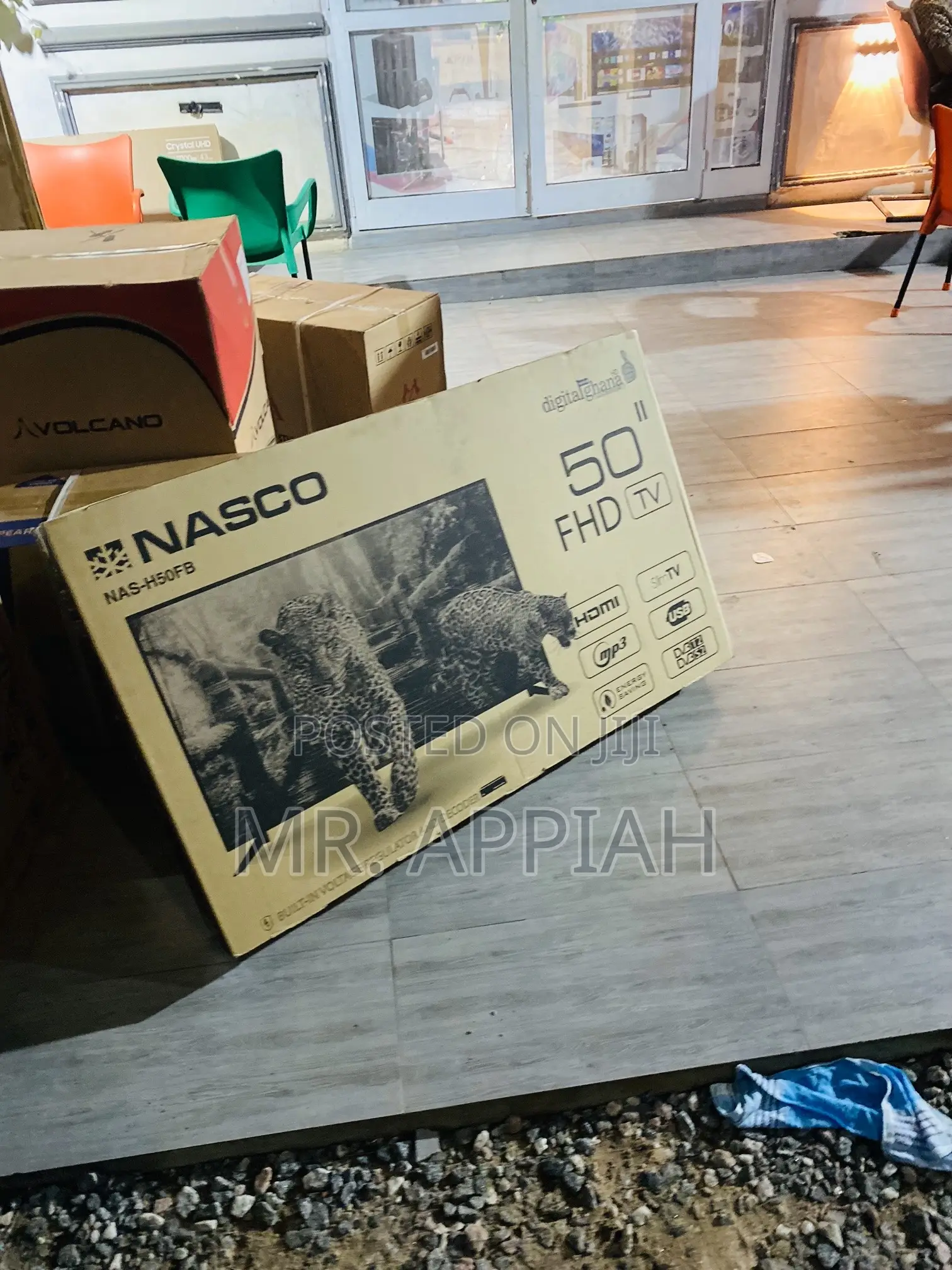 Affordable Nasco 50 InchLed FHD Digital Satellite Tv(Black)