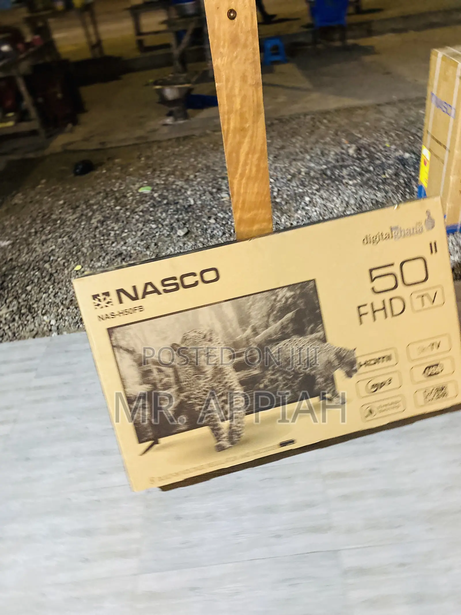 Fresh in Box Nasco 50 Inch Led FHD Digital Satellite Tv.