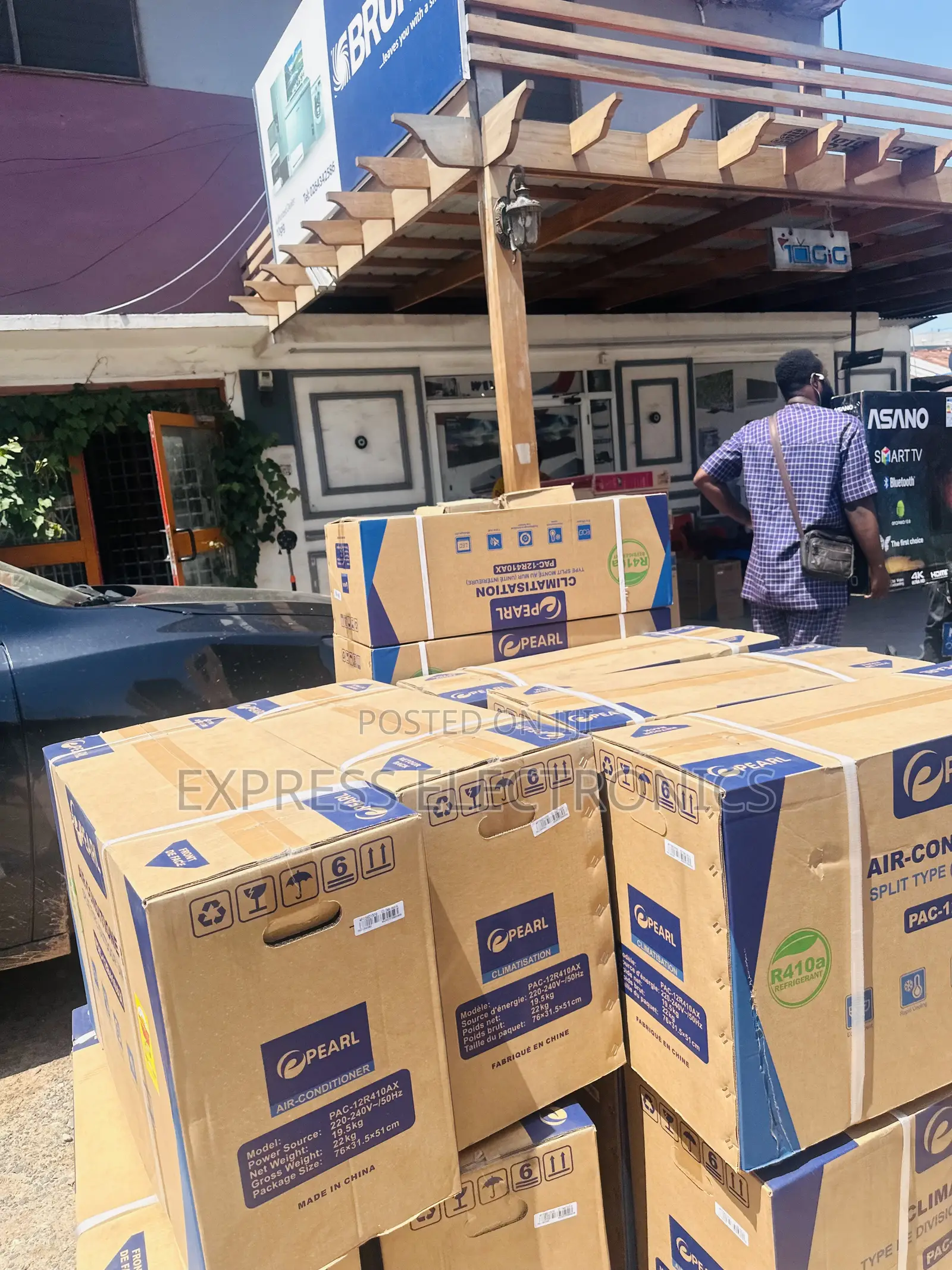 Fast Cooling Pearl Split R410 Gas 1.5hp Air Conditioner