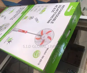 Very Affordable Rechargeable Solar Standing Fan