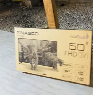Durable Nasco 50 Inch Led FHD Digital Satellite Tv(Black).