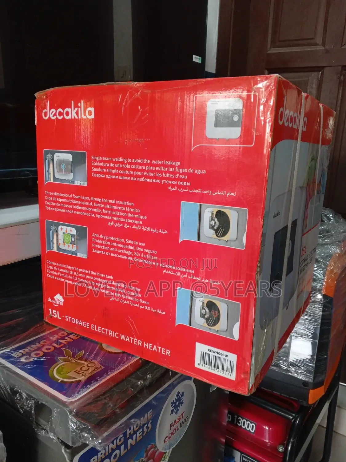 15L Decakila Storage Electric Water Heater Water Heater