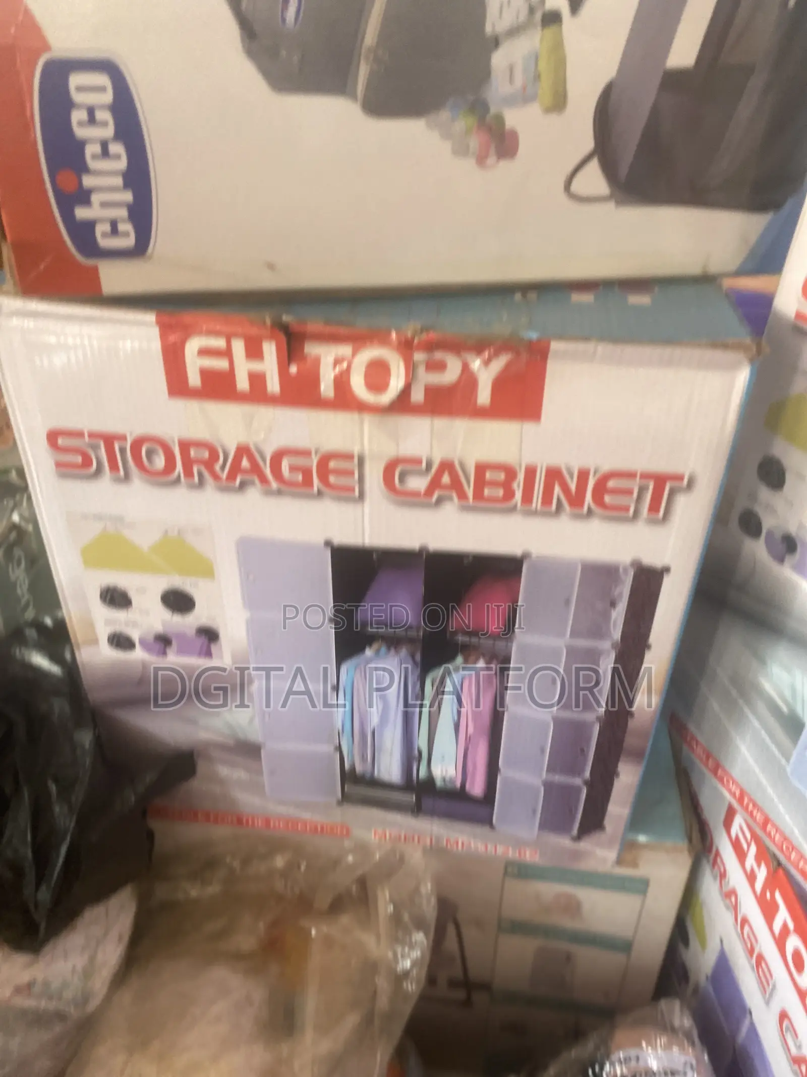 Plastic, Metal And Wooden Stackable Wardrobes