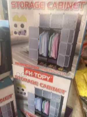 Plastic, Metal And Wooden Stackable Wardrobes