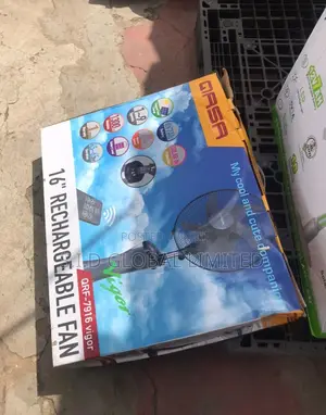 Solar Rechargeable Standing Fan
