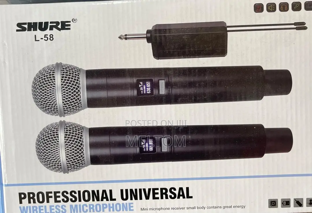 Shure L-58 2in1 Cordless Microphone With Universal Receiver