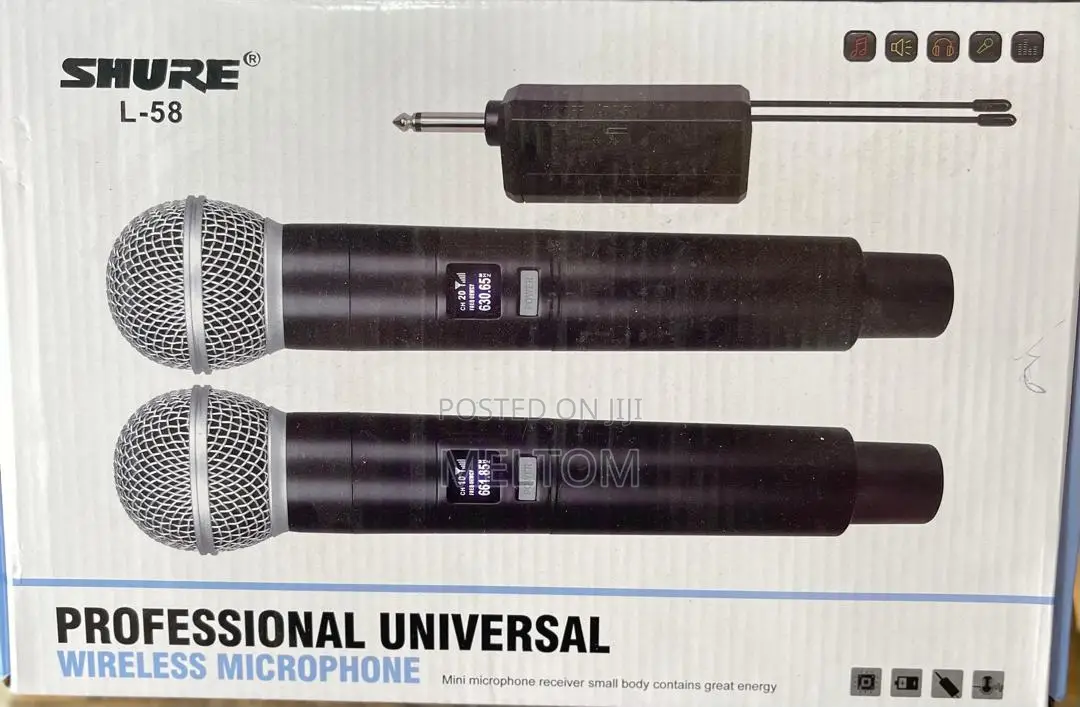 Shure L-58 2in1 Cordless Microphone With Universal Receiver