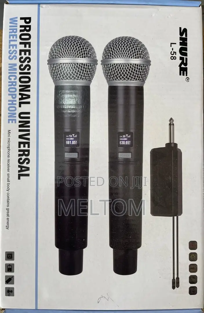 Shure L-58 2in1 Cordless Microphone With Universal Receiver