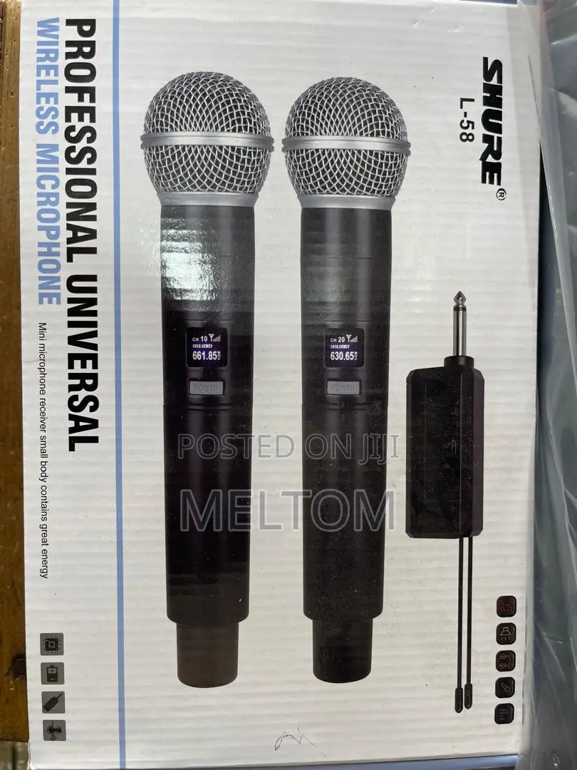 Shure L-58 2in1 Cordless Microphone With Universal Receiver