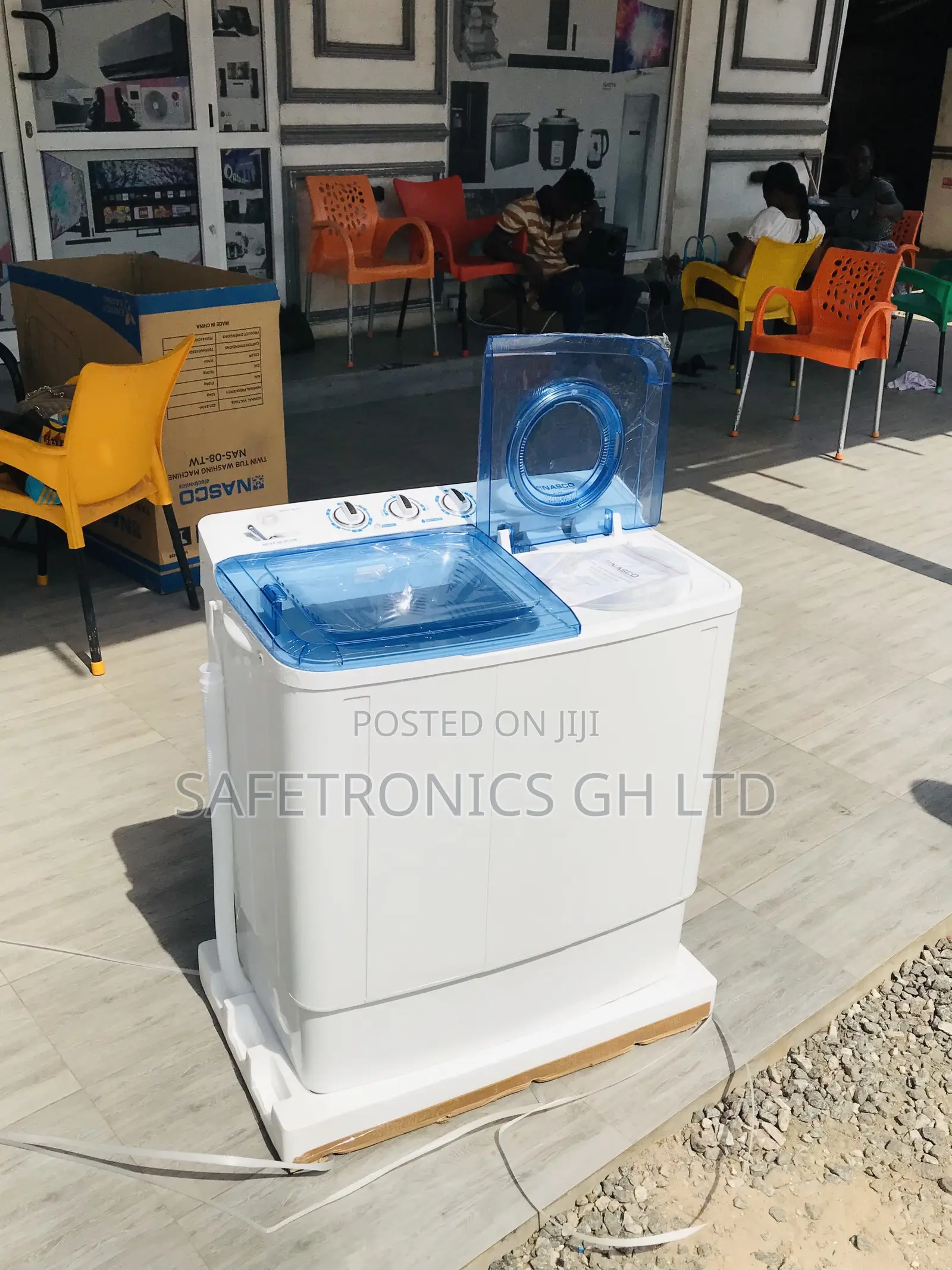 8kg Topload Semiautomatic Nasco Twintub Washingmachine