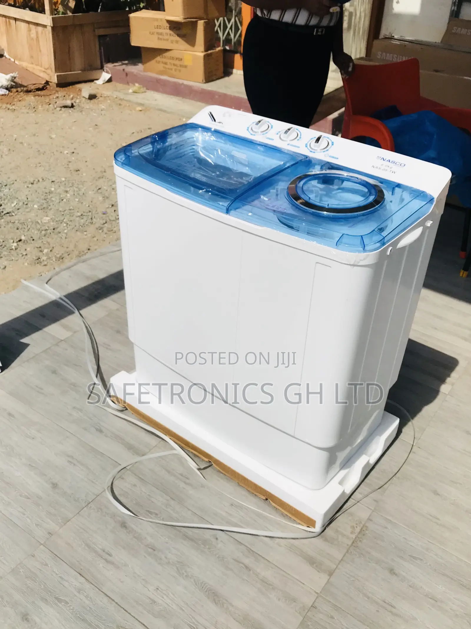 Adjustable Nasco 8kg Topload Semiautomatic Washingmachine