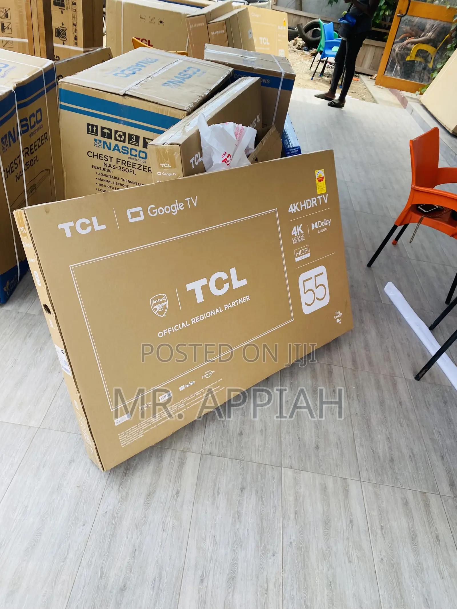 Classic 55p635 55 Inch TCL HDR Google Tv(Black).