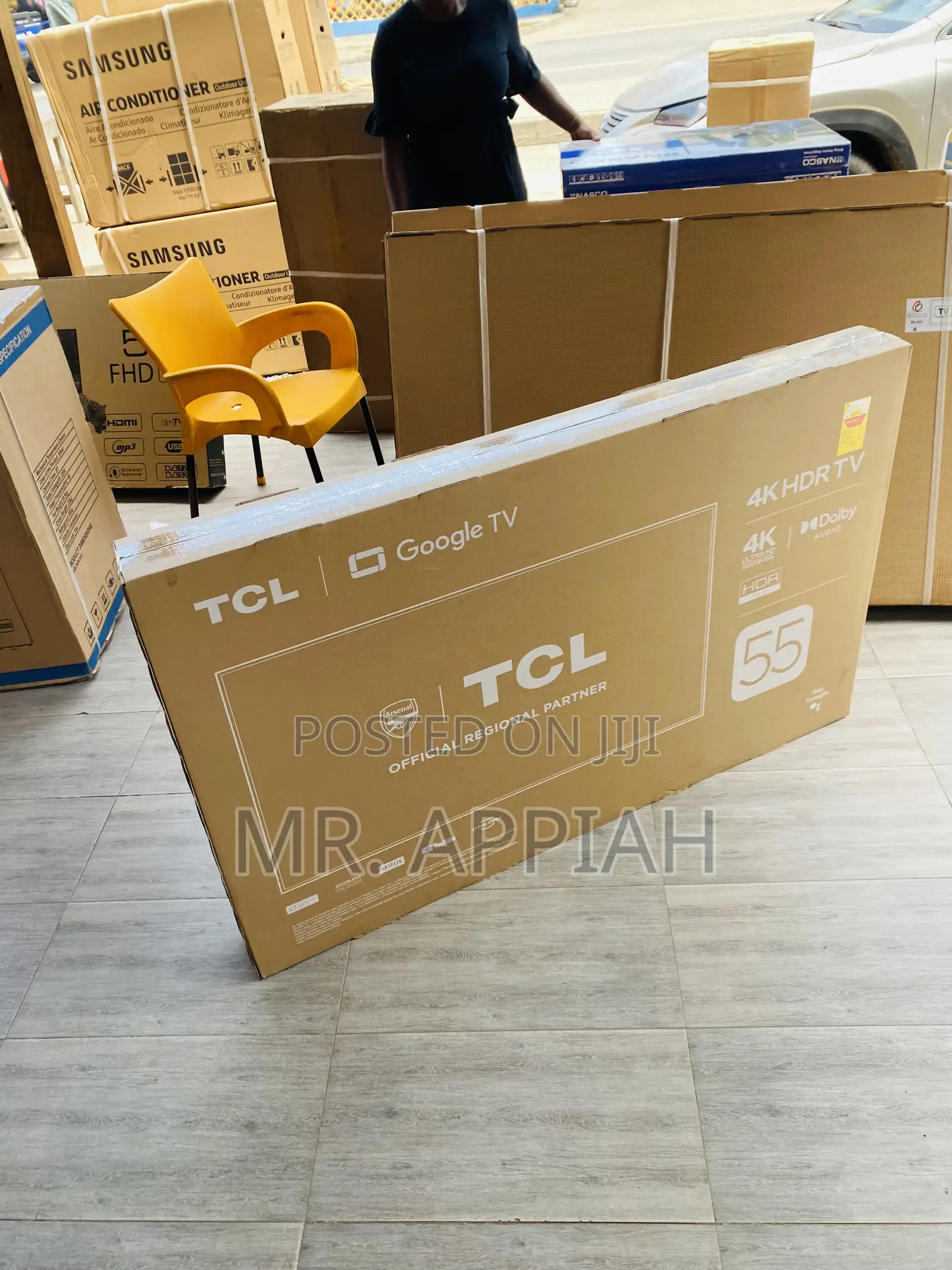 Buy TCL 55 Inch 55p635 HDR Google Tv(Black).