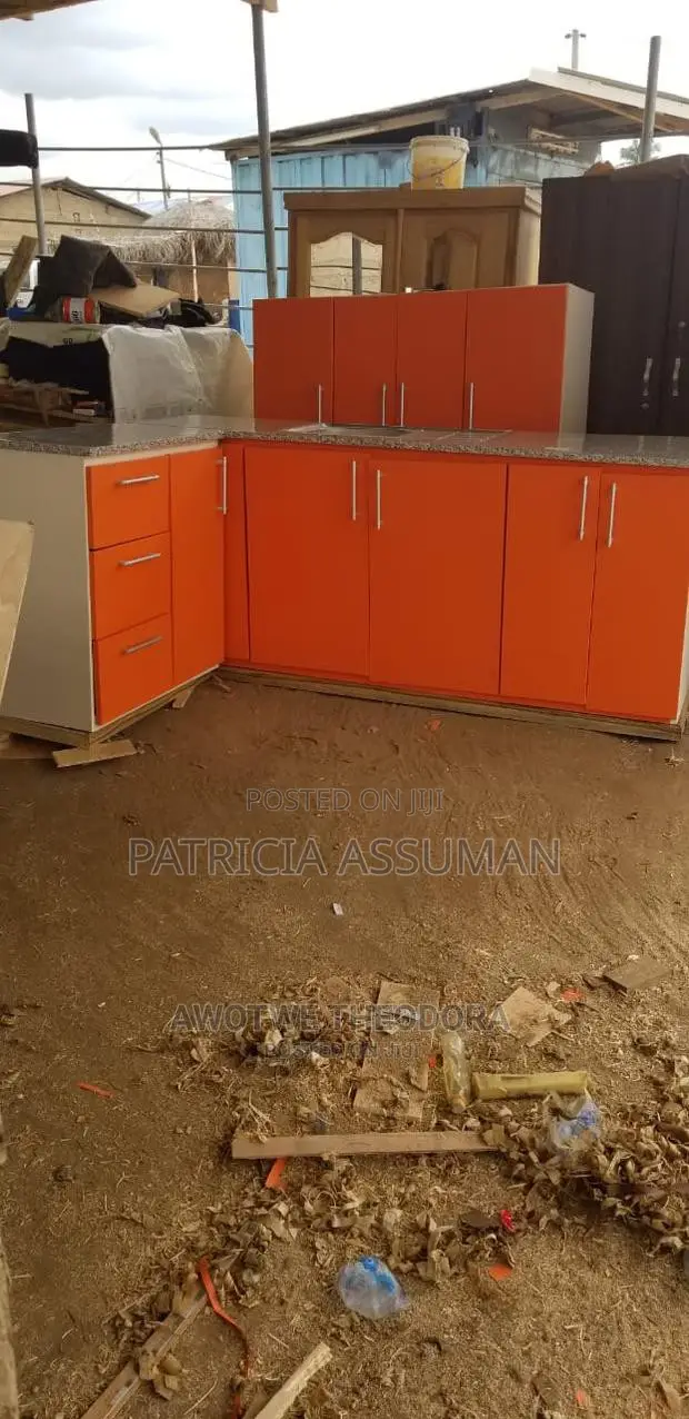 Newly Made Kitchen Cabinet