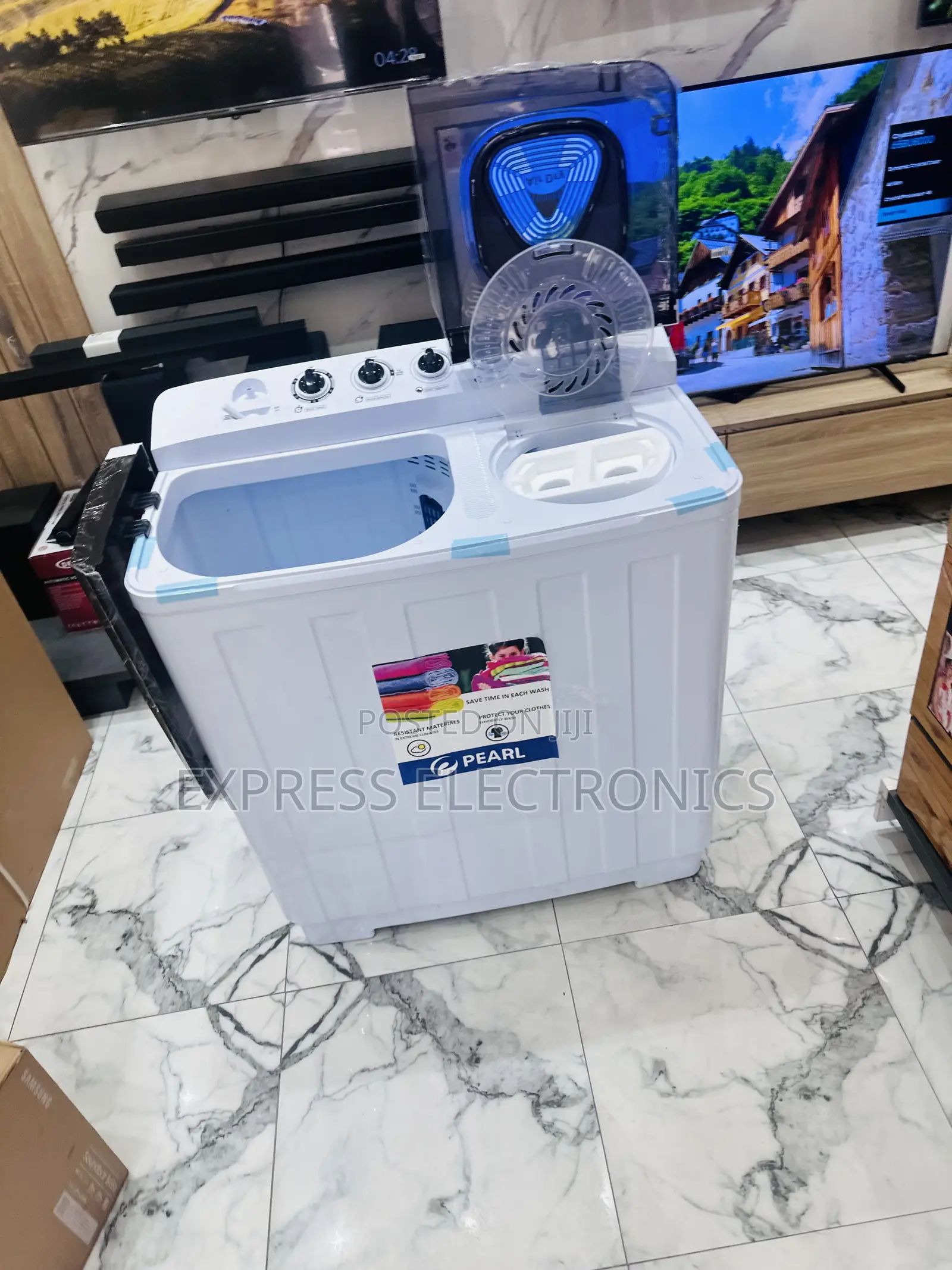 18kg Topload Washing Machine Pearl Topload