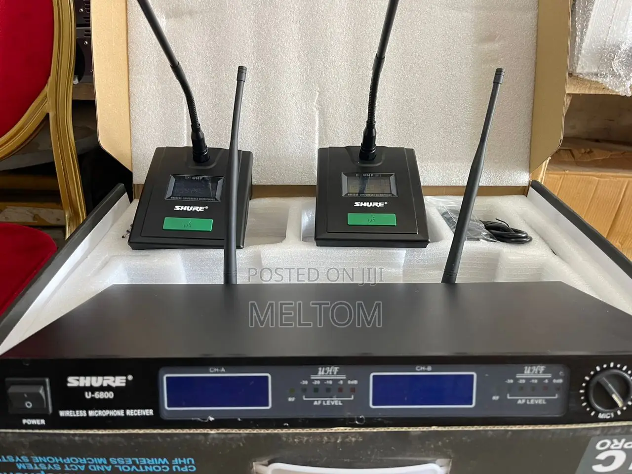 Shure U-6800 2in1 Cordless Conference Microphone