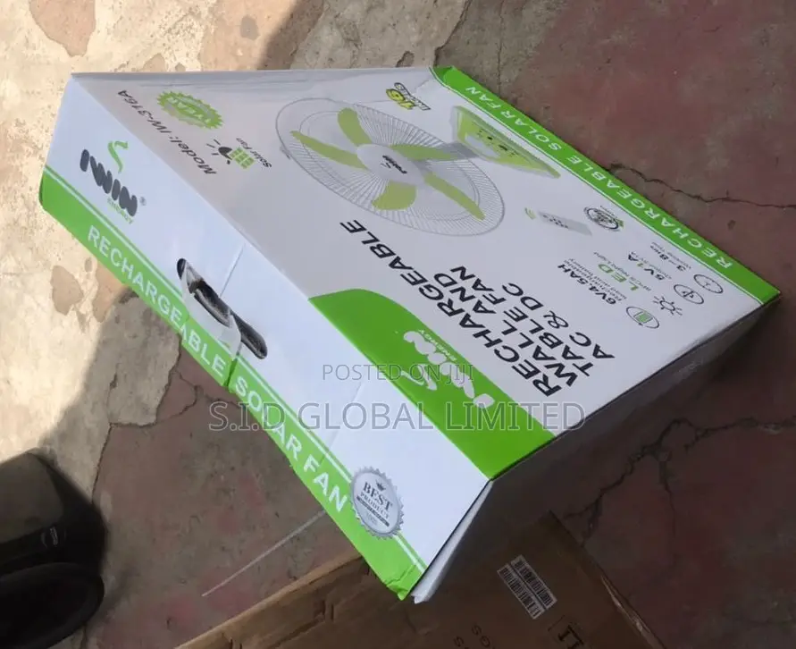 Fantastic Rechargeable Solar Standing Fan