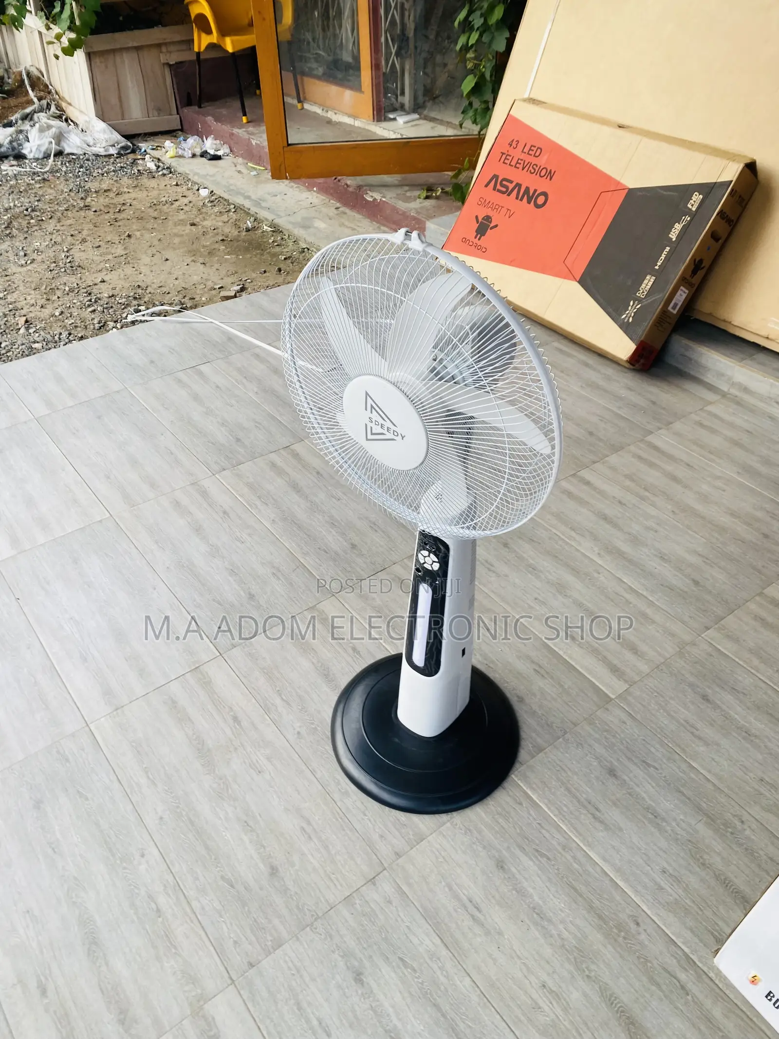 Quality Speedy Rechargeable Electric Standing Fan 