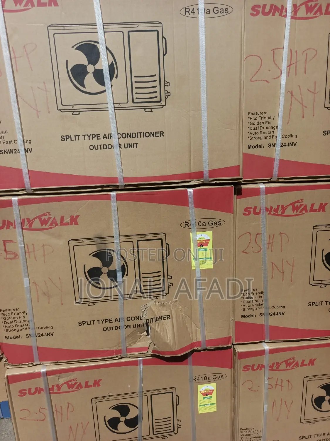 Sunny Walk 2.5hp R410a Split Air Conditioner