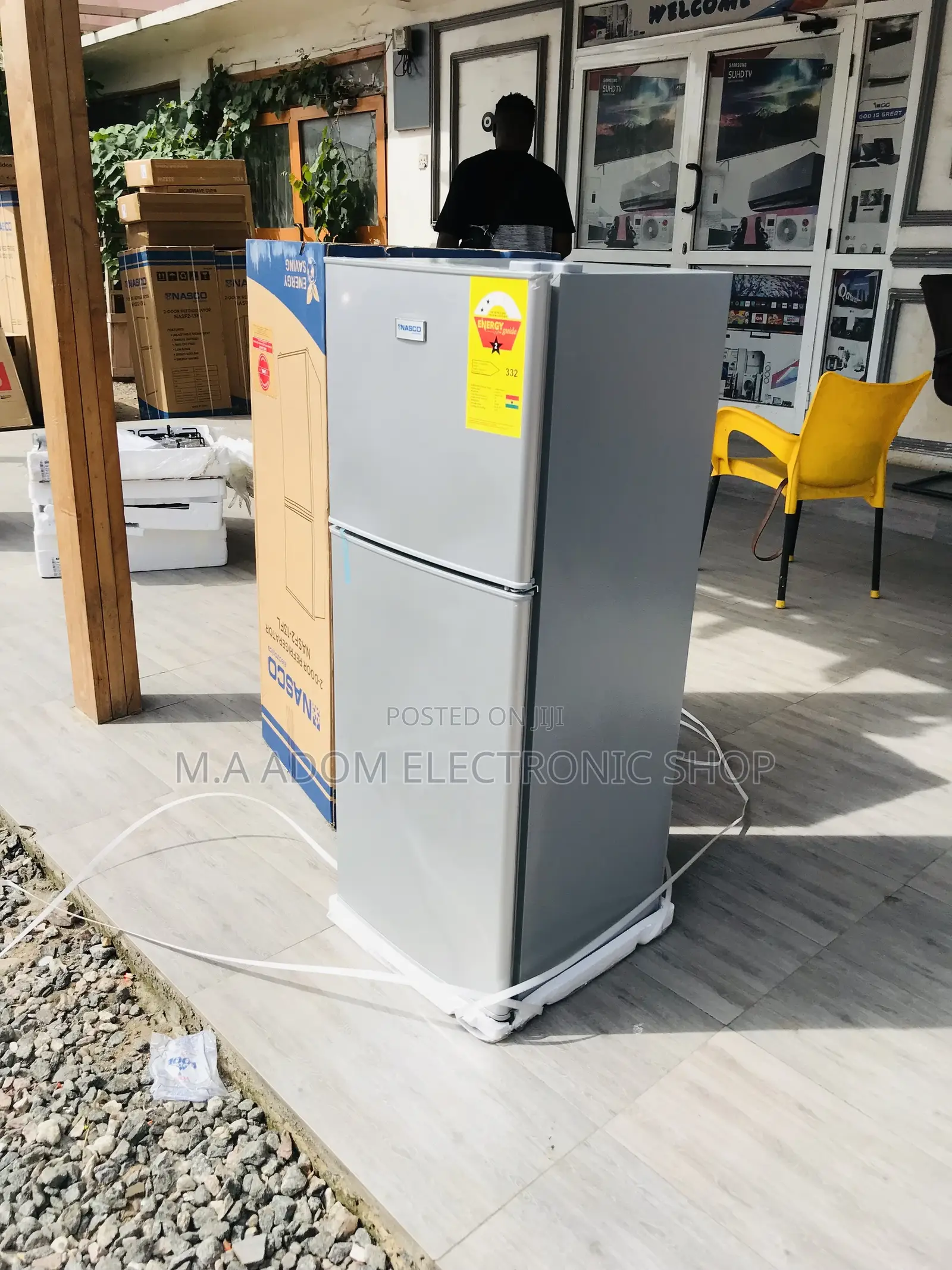 Double Door Nasco 112 Litre Electric Refrigerator.