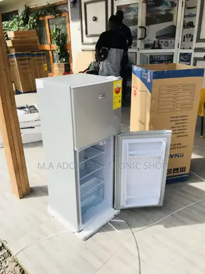 Top Freezer Nasco Nas D2-13fl Double Door Refrigerator.