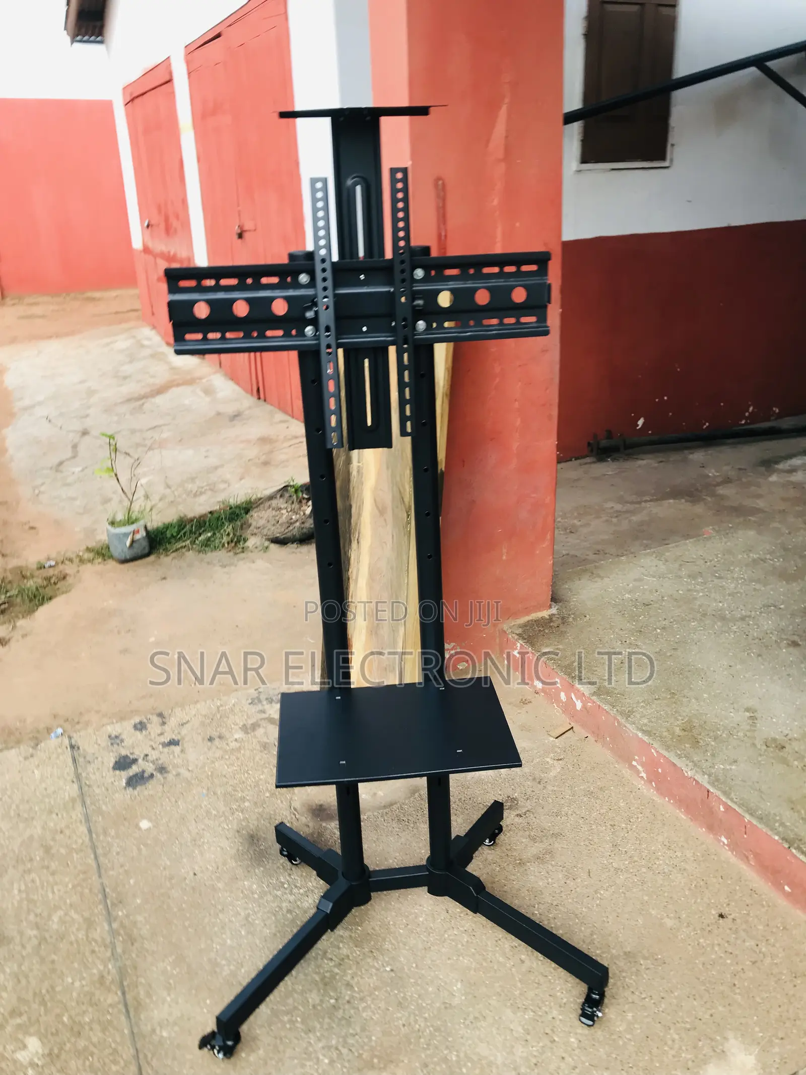 Stronger Universal Mobile TV Cart Stand With Adjustable