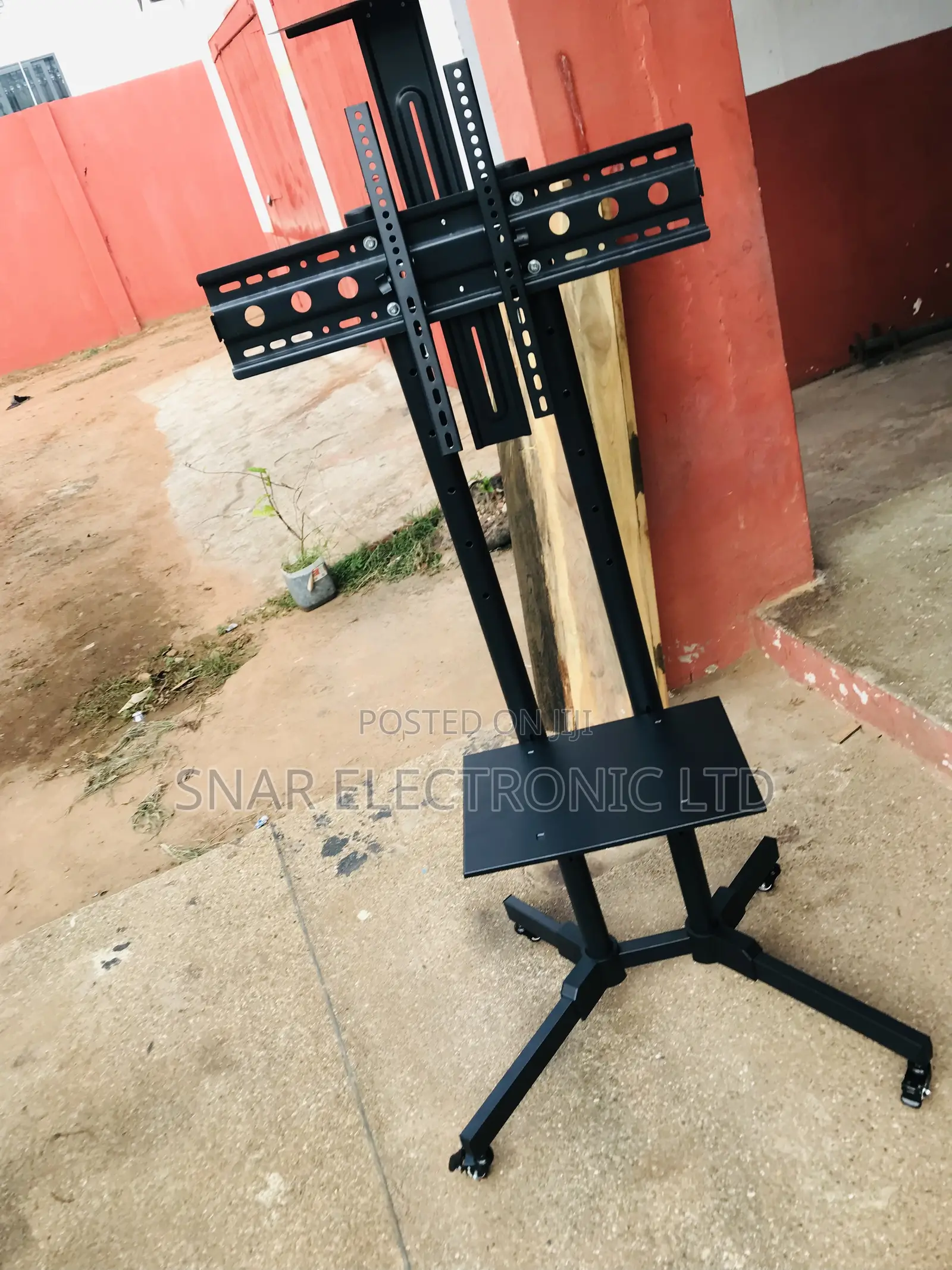 Strongly Universal Mobile TV Cart Stand With Adjustable