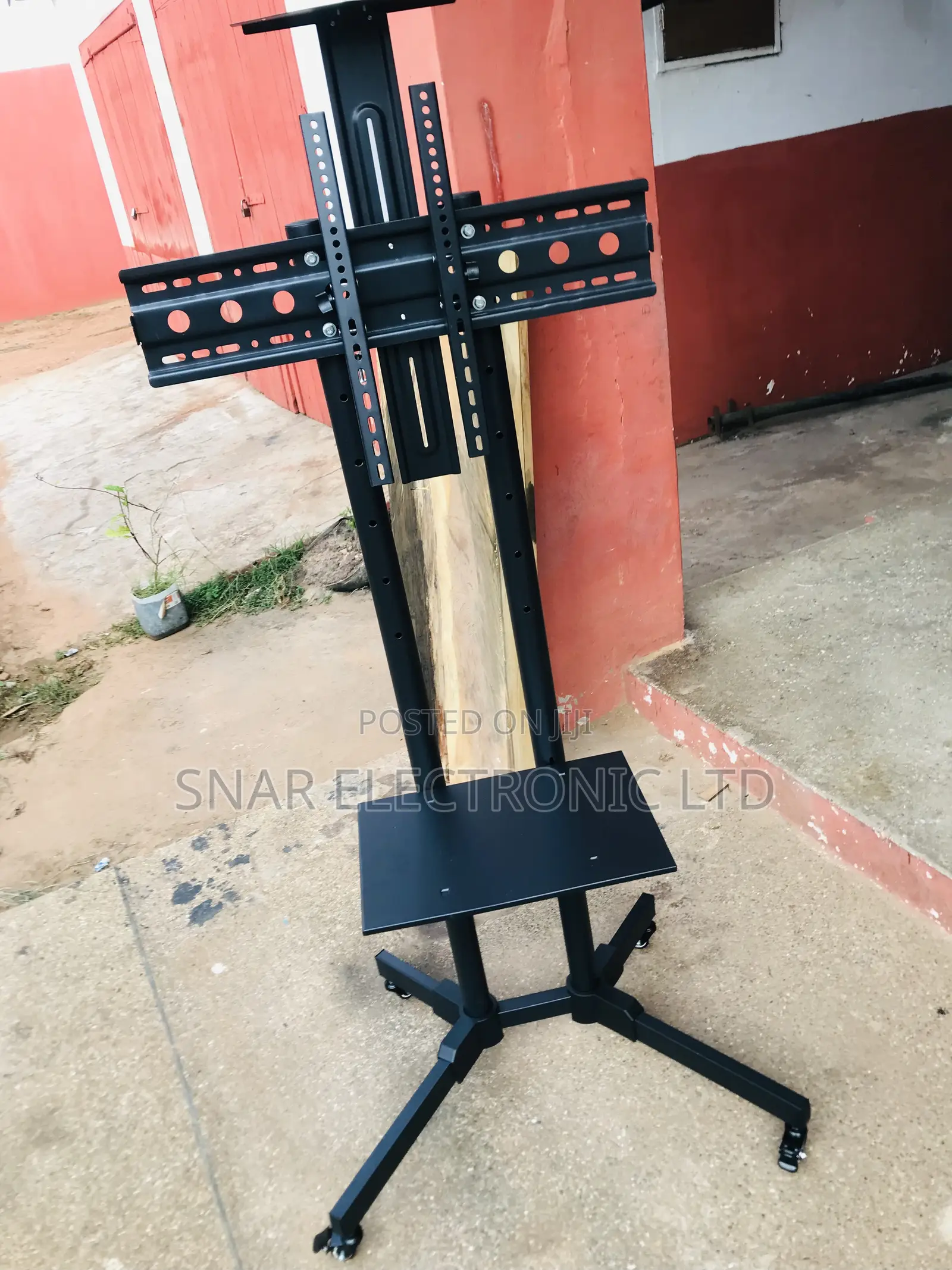 Strongest Universal Mobile TV Cart Stand With Adjustable