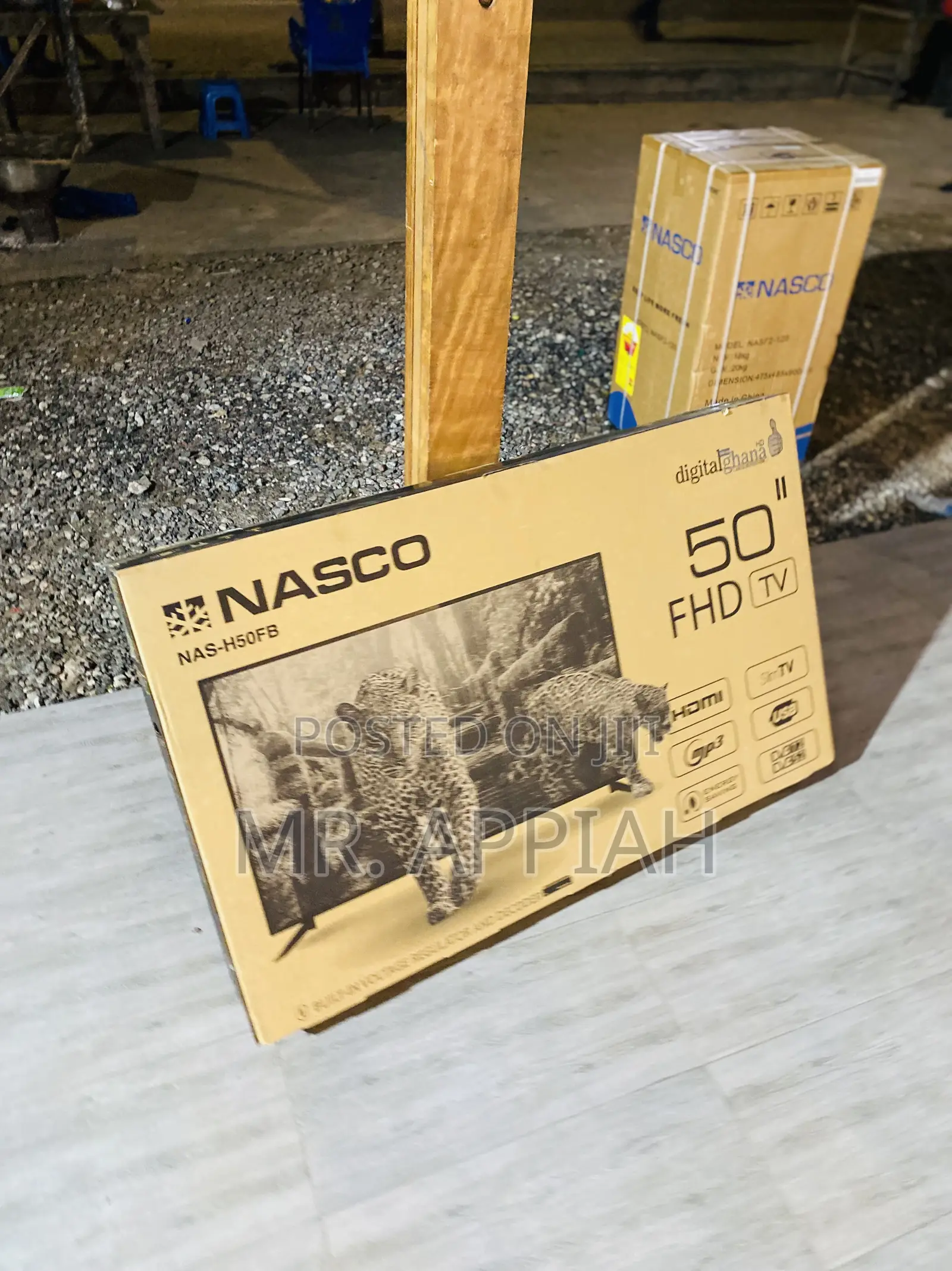 Shop Nasco 50 Inch Led Digital Satellite Led Tv(Black).