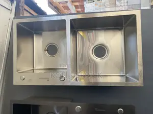 Double Bowl Armless Kitchen Sink (78x43cm)